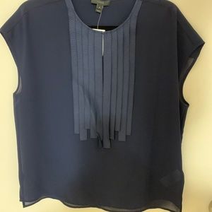 J. Crew Navy Blouse- Size 6